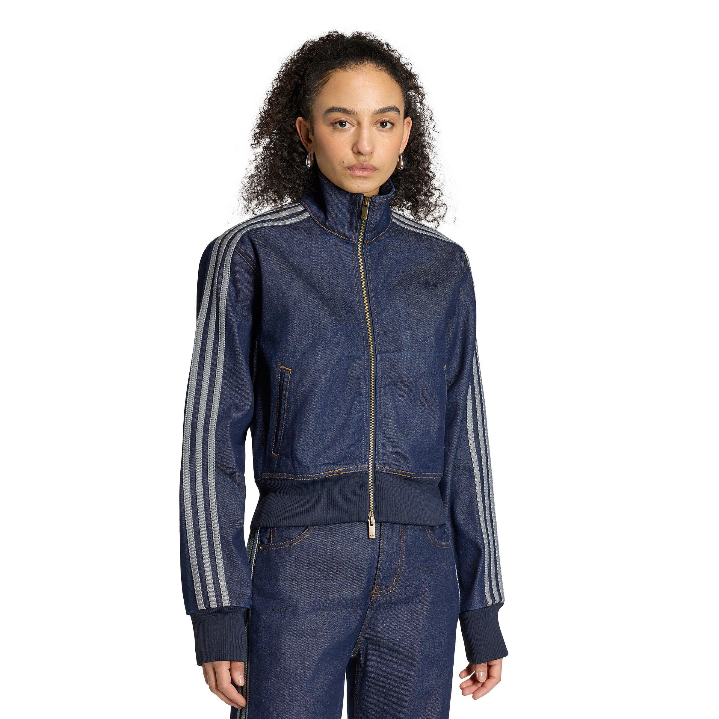 adidas Originals Women's Firebird Dk Blue Denim Tracktop - DK BLUE DENIM